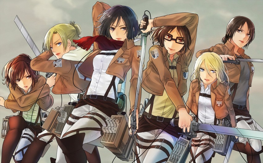 Attack on Titan Annie Leonhart Eren Yeager Anime Anime face cg Artwork  png  PNGEgg