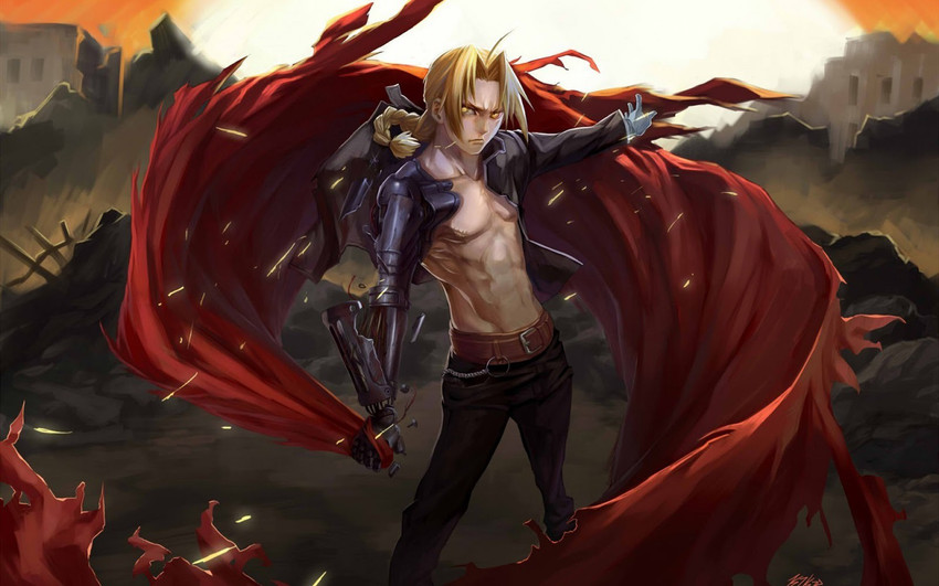 Fullmetal Alchemist Art Edward Elric Anime Poster by Anime Art - Fine Art  America