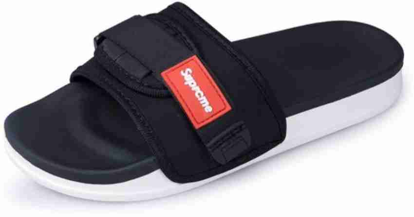 Supreme store brand slippers