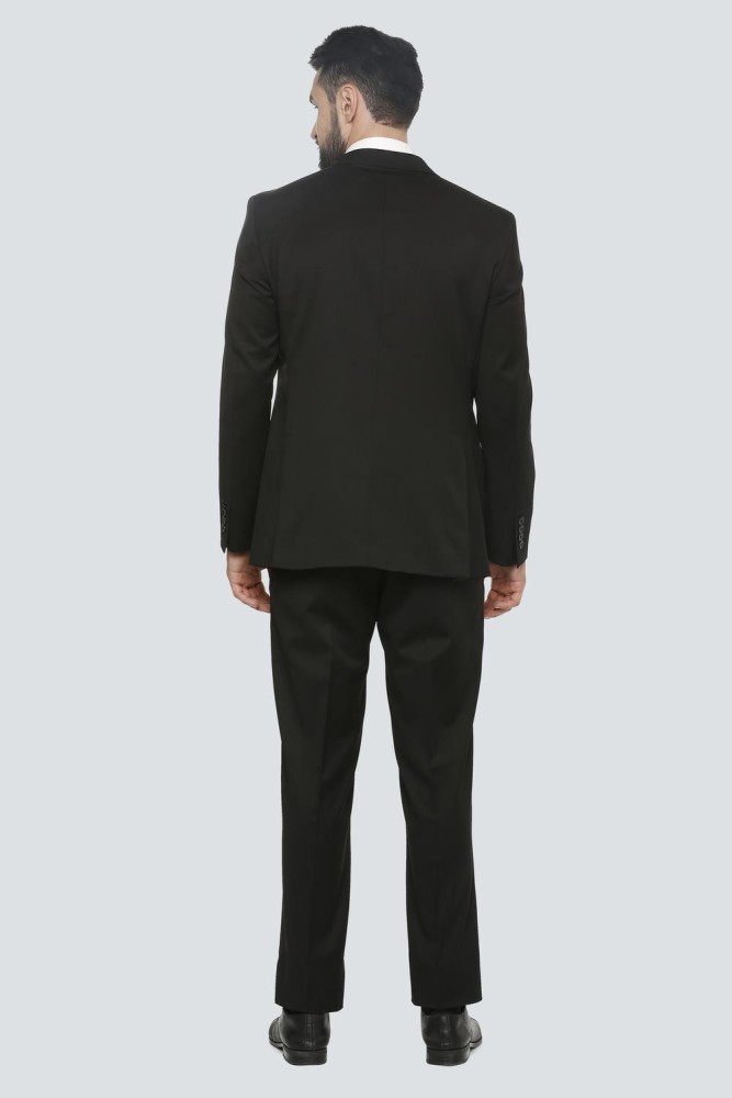 Black Men'S Suits Male Casual Striped Print Two Piece Suit Zipper Collar  Long Sleeve Top Blouse Suit Drawstring Pocket Pants Set 