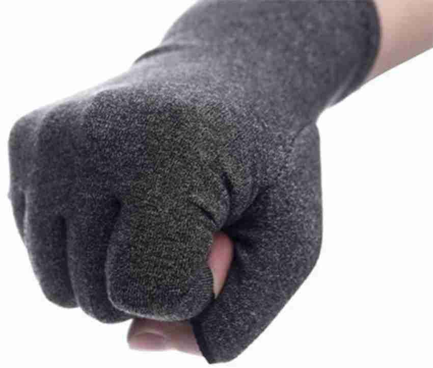 Printed Full Finger Black Wool Hand Glove, For winter use at Rs 190/pair in  Ludhiana