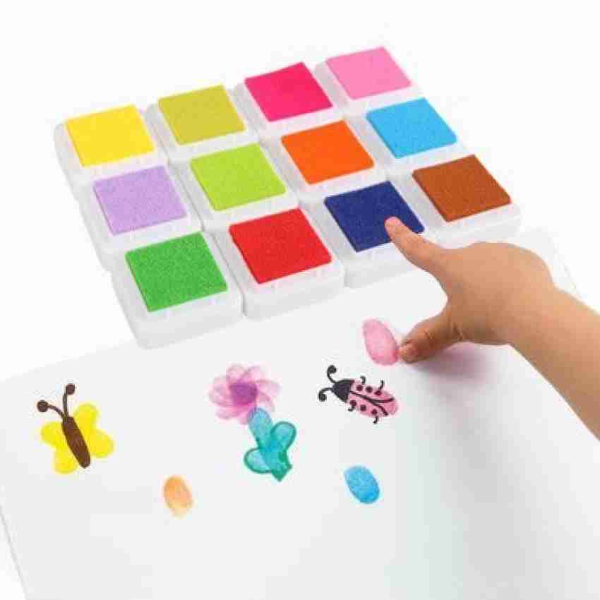 DIY Sponge Finger Painting Kit Hand Arts And Crafts for Kids Ages