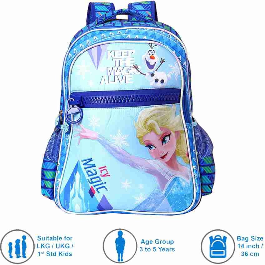 Disney Frozen Girl's Elsa Compartment Soft Lunch Box (blue/magic