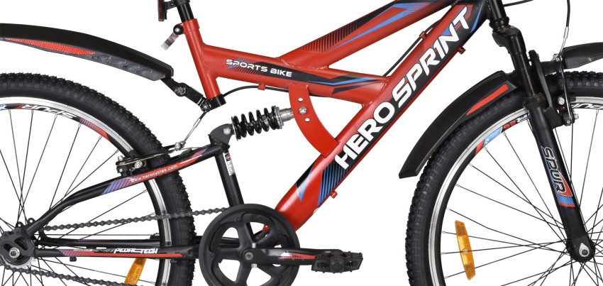 Hero sprint 2024 cycle red