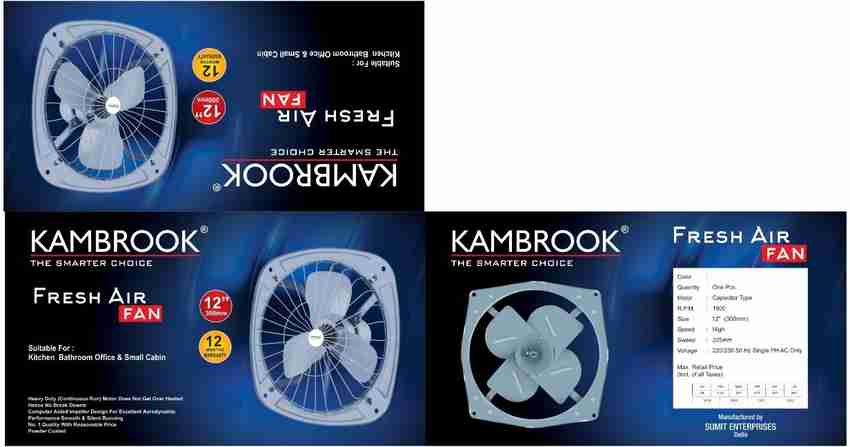 kambrook fresh air 9 225 mm Exhaust Fan Price in India - Buy kambrook  fresh air 9 225 mm Exhaust Fan online at Flipkart.com