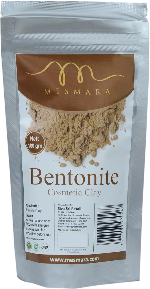 Buy Molivera Organics Bentonite Clay for Detoxifying and Rejuvenating Skin  and Hair, 16 oz. Online at Lowest Price Ever in India