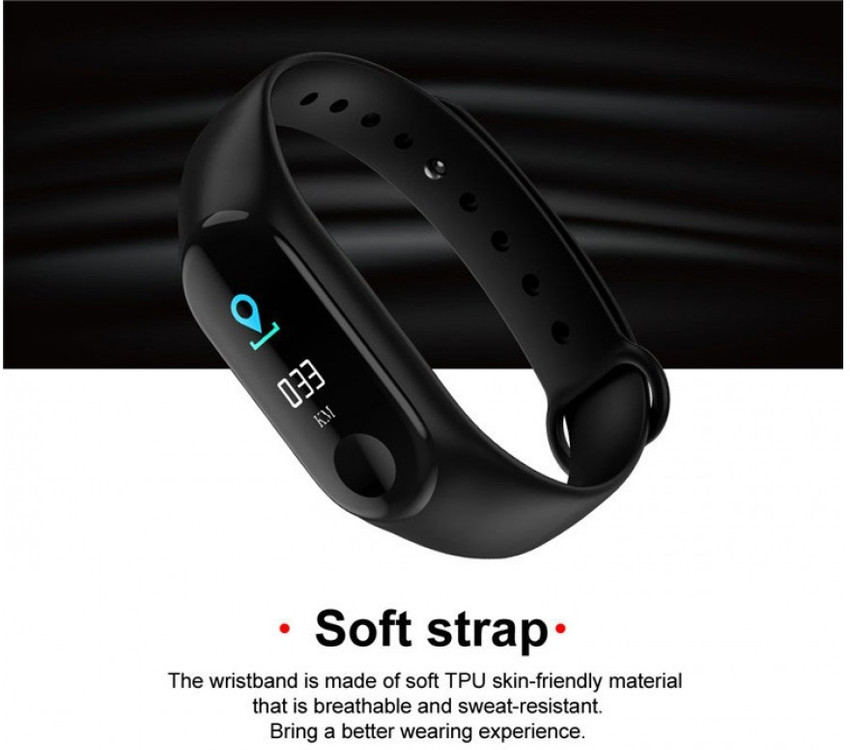 Mi m3 fitness band hotsell features