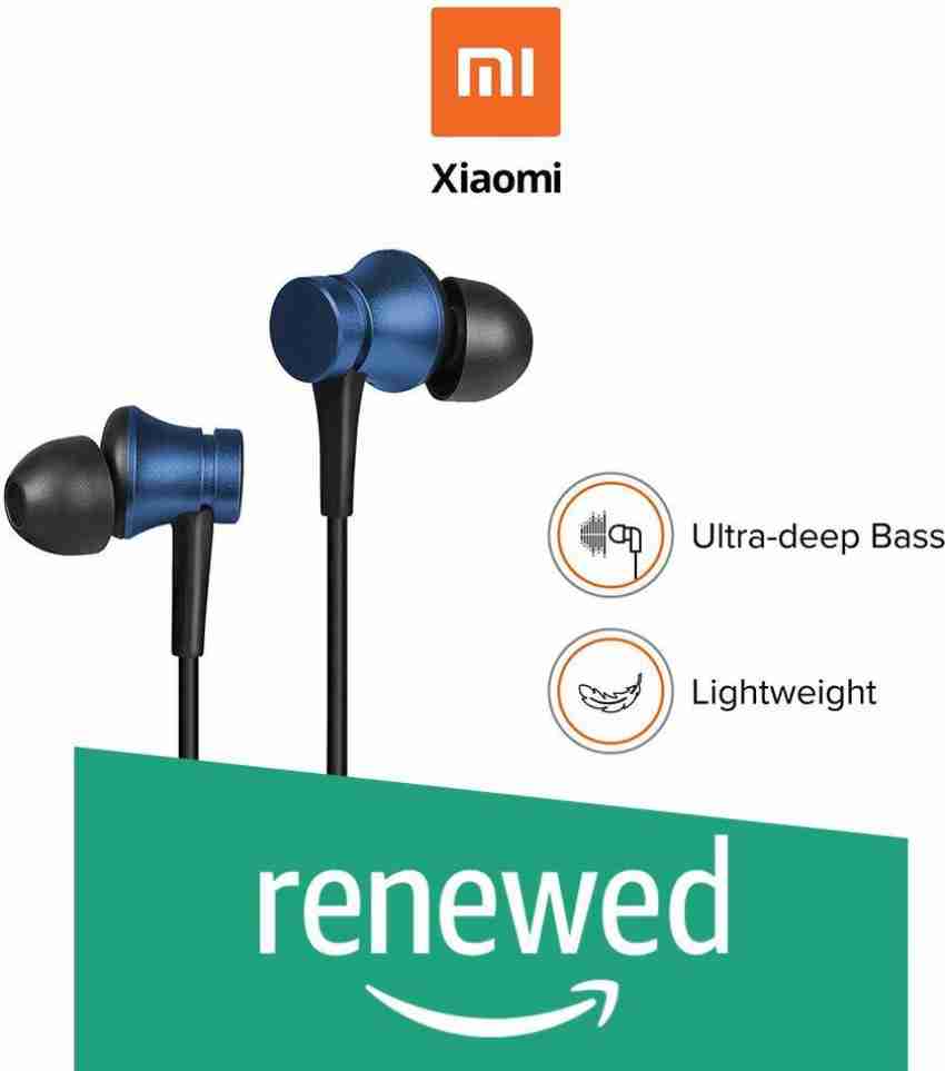 Mi Earphones Basic Blue Wired Headset Price in India Buy Mi