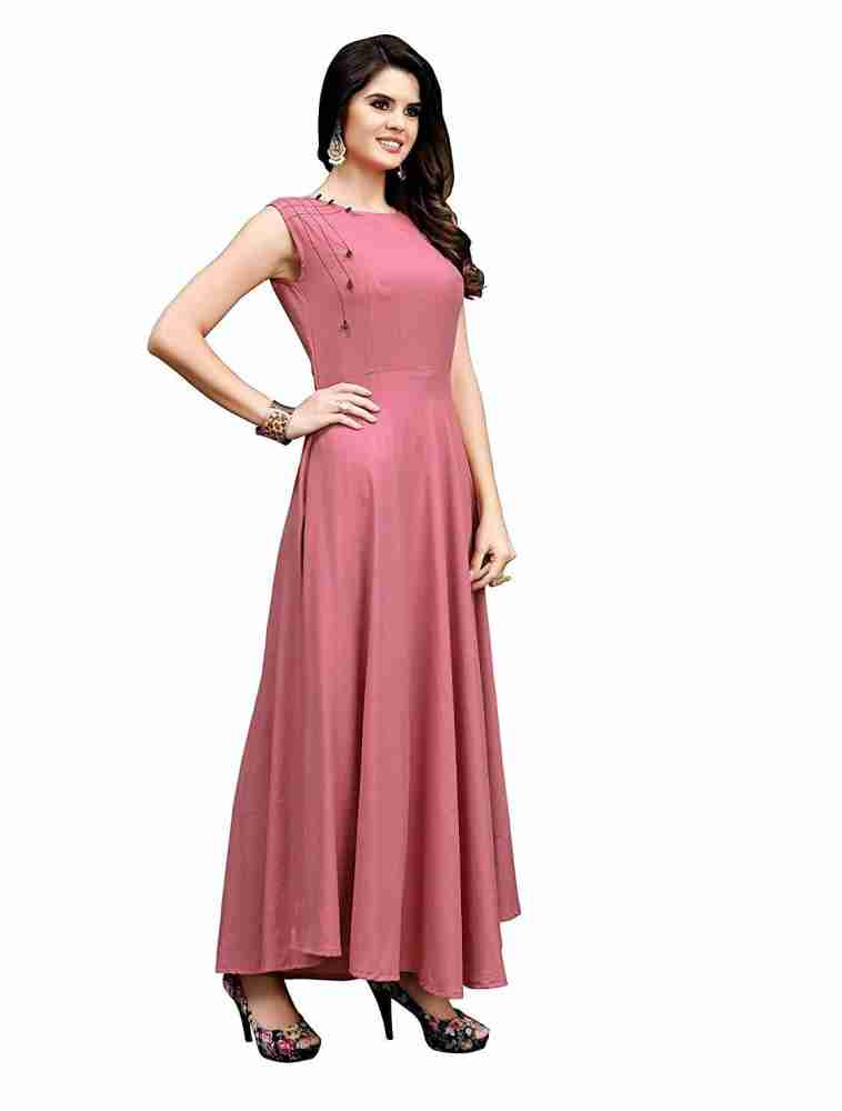 Flipkart long sale frock kurtis