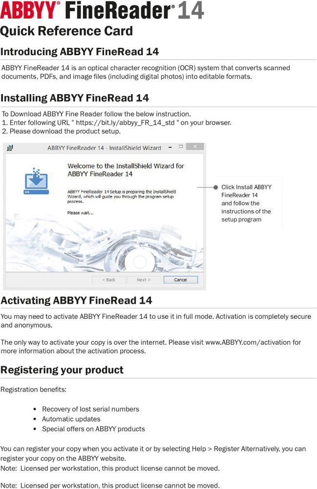 Abbyy Screenshot Reader - 1 device - Perpetual license