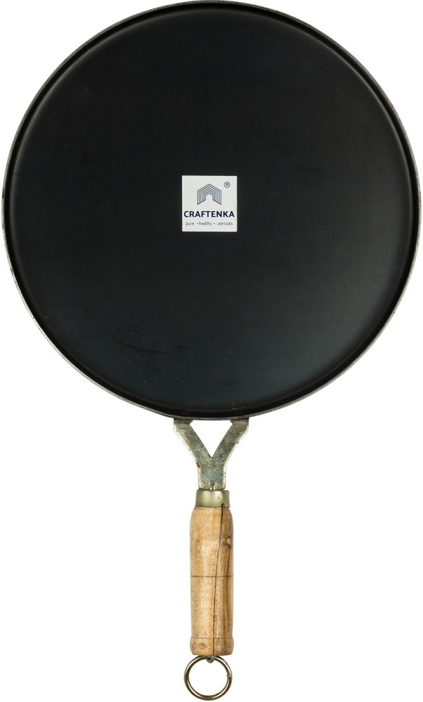 Buy MYNAKSHA Iron Dosa Tawa 14 inch with Handle Black Online at