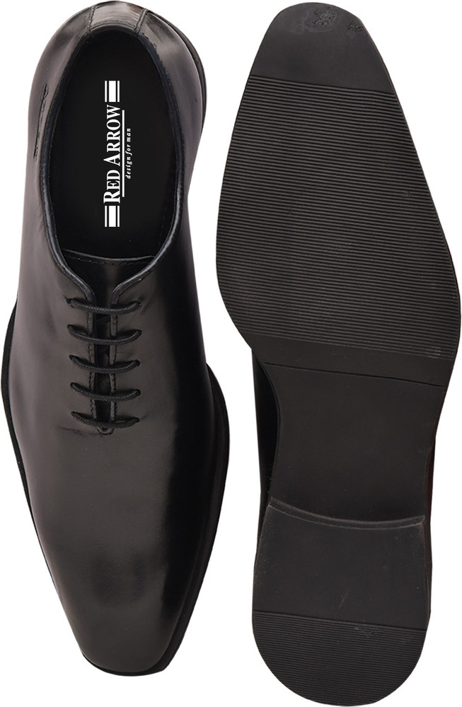 Red Arrow Shoes Mens Formal Leather Classic Plain Laceup Shoes