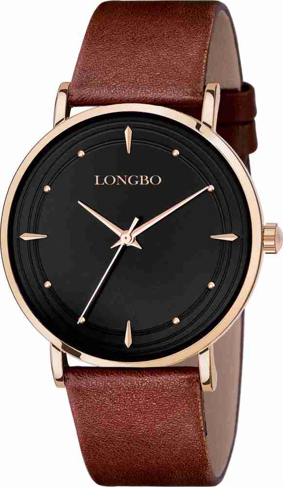 Longbo leather clearance watch