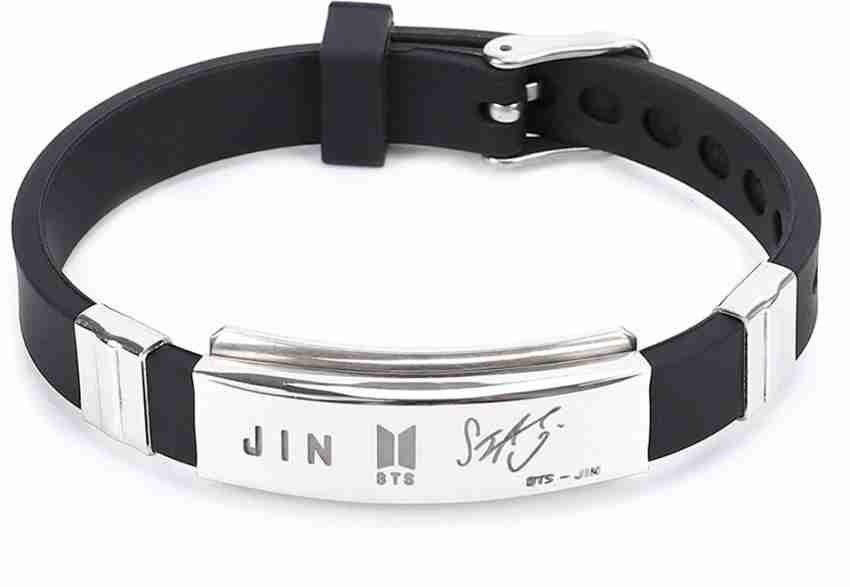 Buy University Trendz Rap Monster Kpop Stainless Steel Pendant Necklace  with BTS Silicon Bracelet for Men & Women at