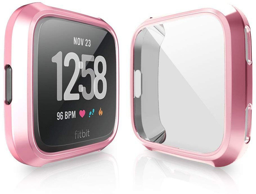 CellFAther Bumper Case for Soft TPU Plated Screen Protector Bumper Case Shell for Fitbit Versa Lite CellFAther Flipkart