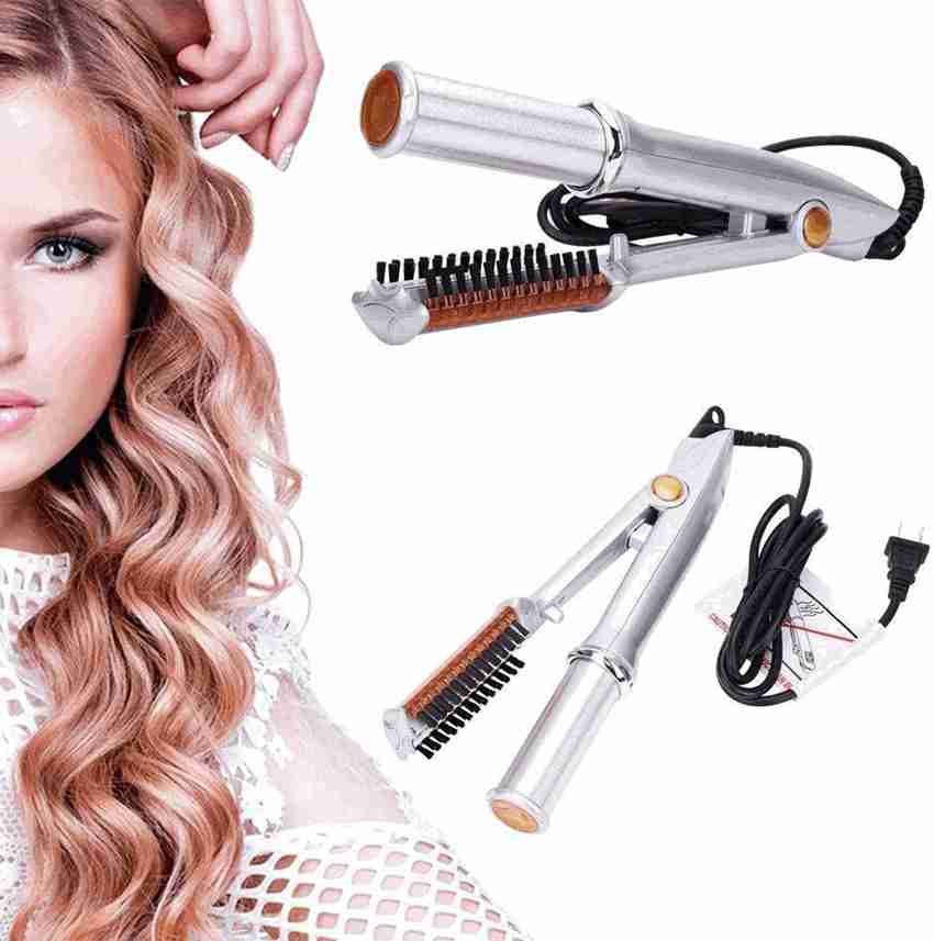 MAX MY SHOP Rotating Rollers Hair Styler Kit Curler Straightener