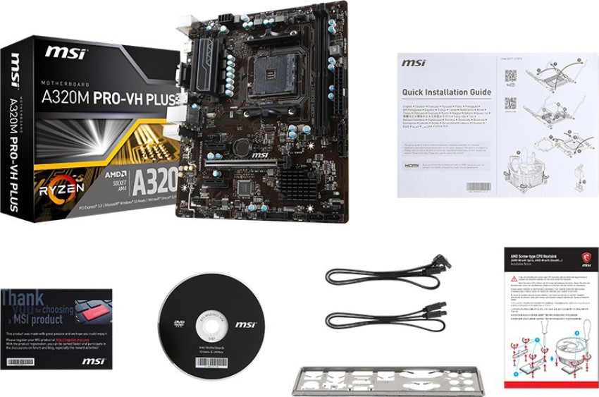 MSI A320M PRO VH PLUS Motherboard MSI Flipkart