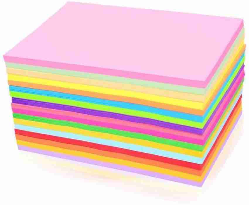 20 Color 500 Pieces A4 Printing Paper Kids Origami Paper DIY 70g 80g