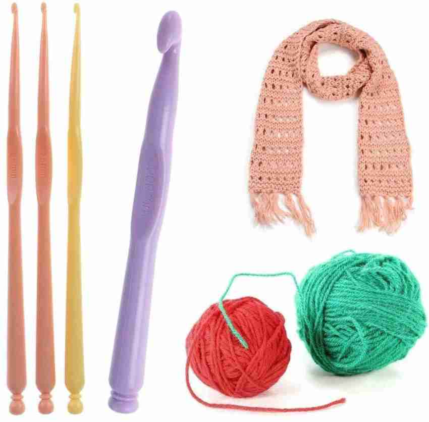 1/6/7/8pc Multiple Sizes Plastic Crochet Hook Crochet Needle Knitting  Needles Thick Wool Weave