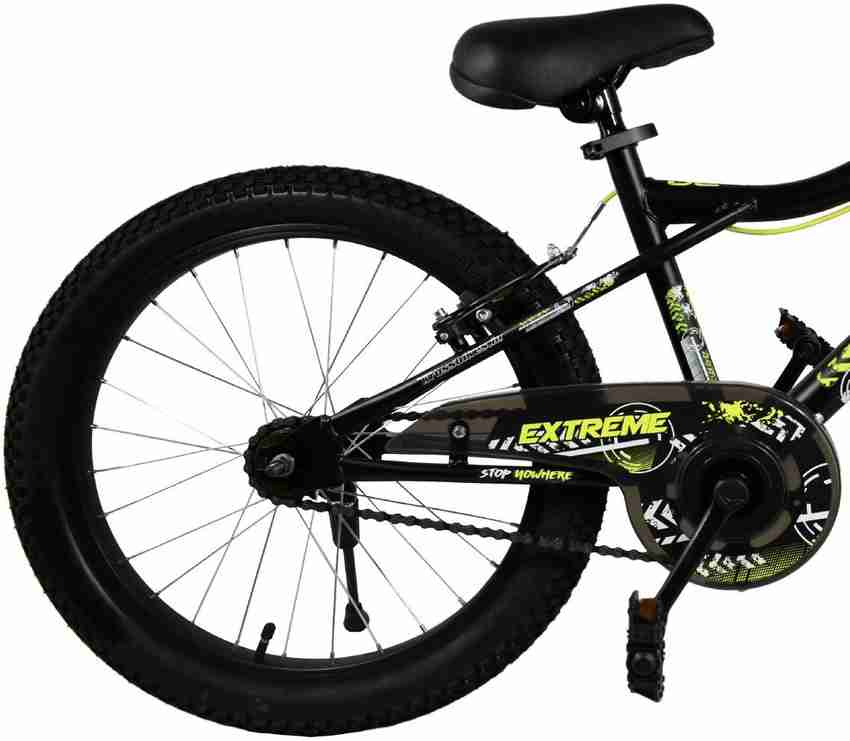 Kross Extreme 2.40 Bike For Kids Of Age 5 8 Yrs Black Yellow 20 T Recreation Cycle