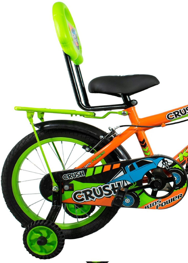 Kross Crush Bike For Kids Of Age 5 8 Yrs Orange Green 16 T Recreation Cycle Price in India Buy Kross Crush Bike For Kids Of Age 5 8 Yrs Orange