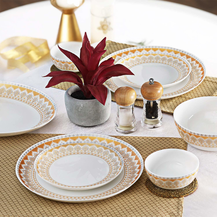 cello Pack of 27 Opalware Divine Dinner Set 27pcs Victoria Dinner Set Price in India Buy cello Pack of 27 Opalware Divine Dinner Set 27pcs Victoria Dinner Set online at Flipkart