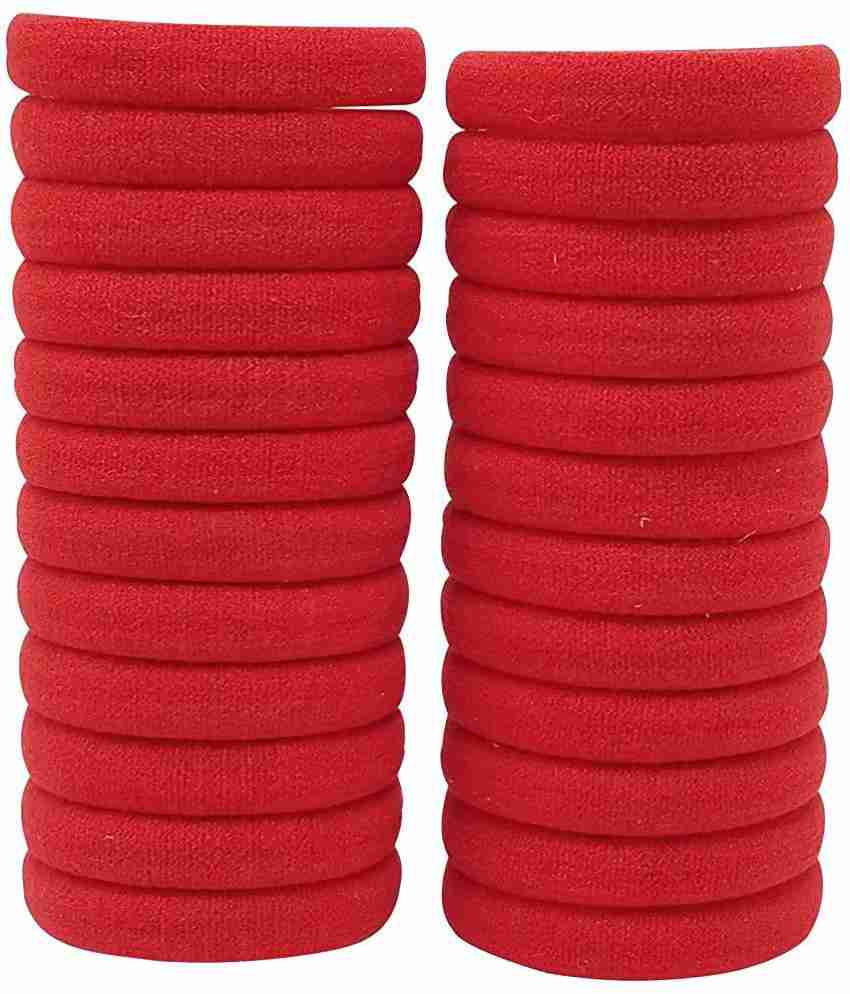 ELINA Red colour rubber band(Pack of 24) Rubber Band Price in
