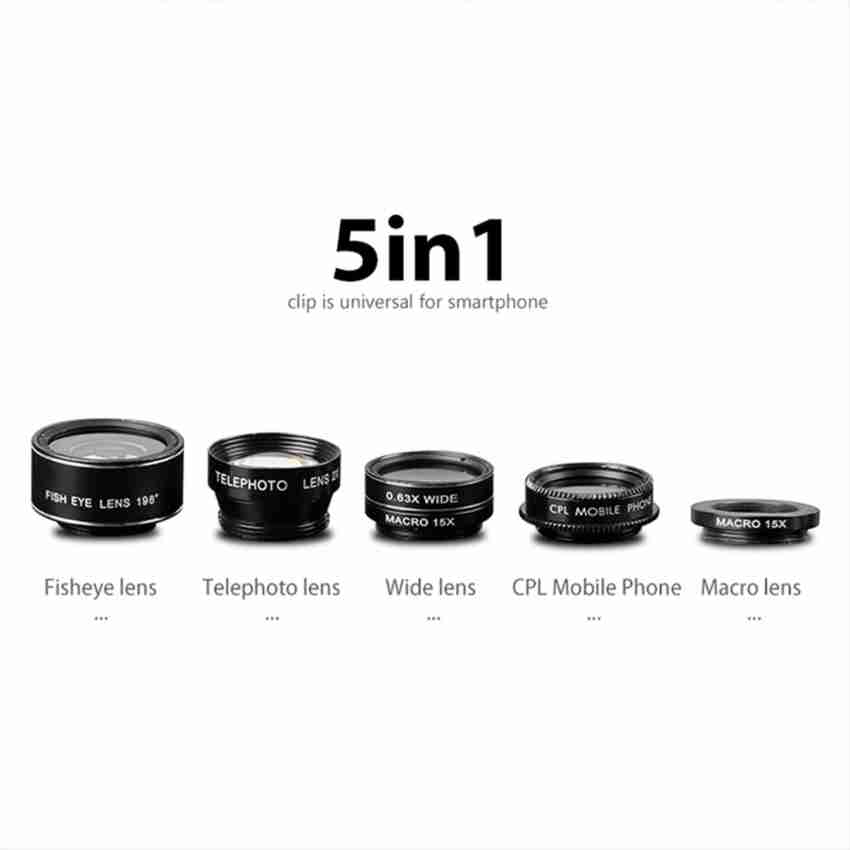 adcom 8 in 1 mobile phone camera lens kit