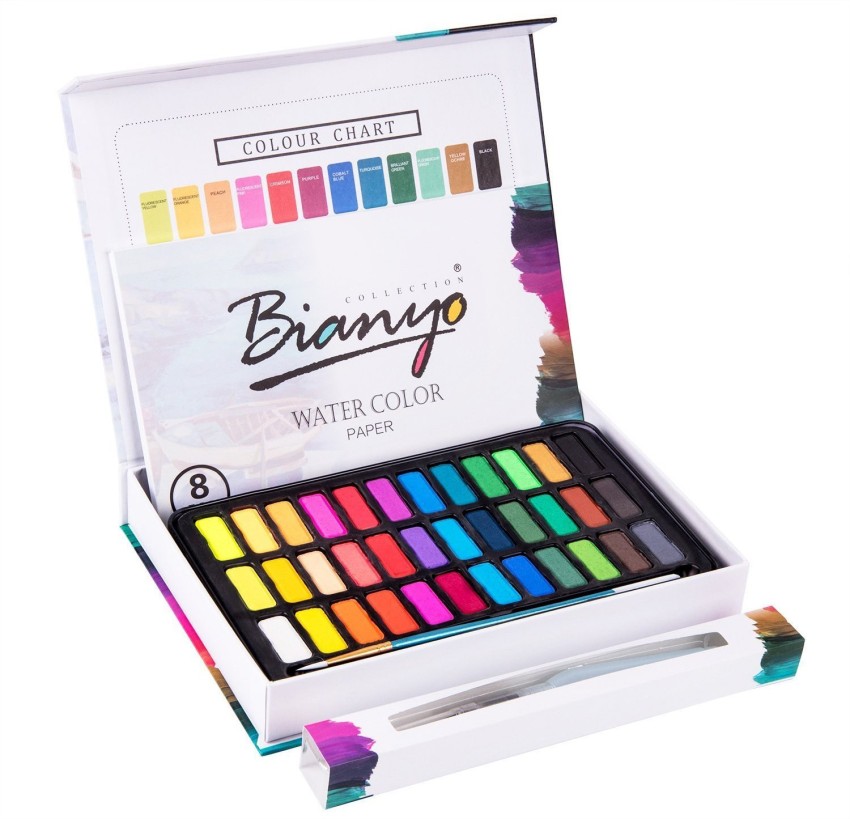 TBC Watercolour Cakes - 36 Colours – Stationery Island