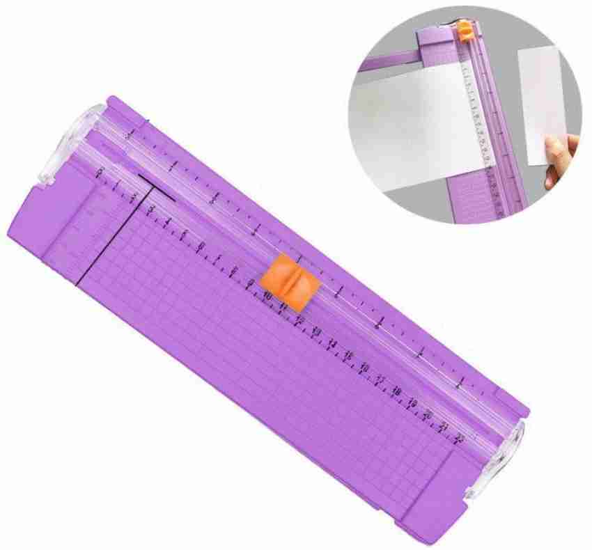 Paper-Cutter, Small Heavy Duty Paper Trimmer Paper-Cutter Slider Wrapping  Paper-Cutter, Multi-Purpose Sharp Blade Smooth Edge Paper Slicer for