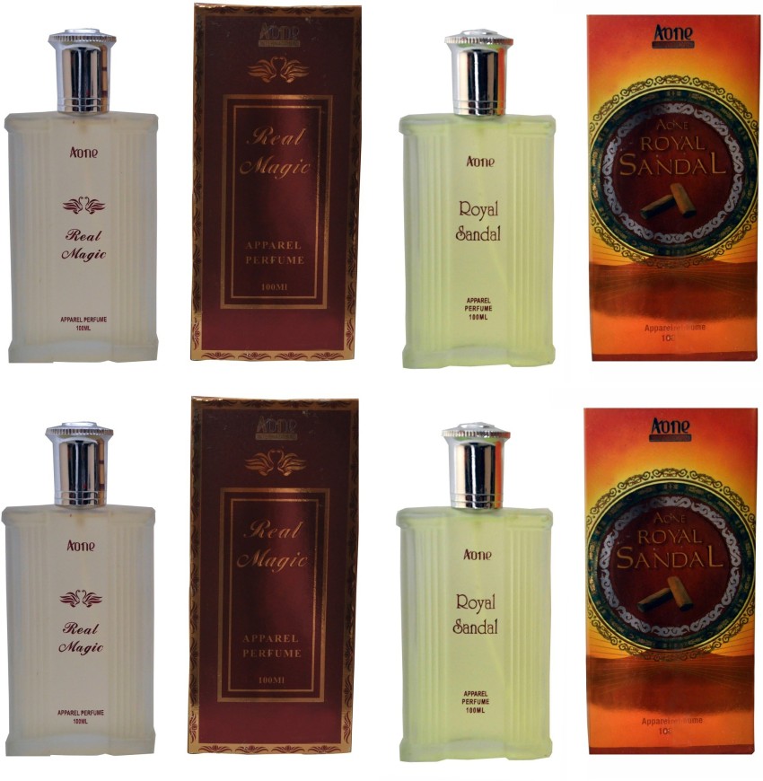 Buy Aone Real Magic and Royal Sandal Perfume 100ML Each Pack of 4