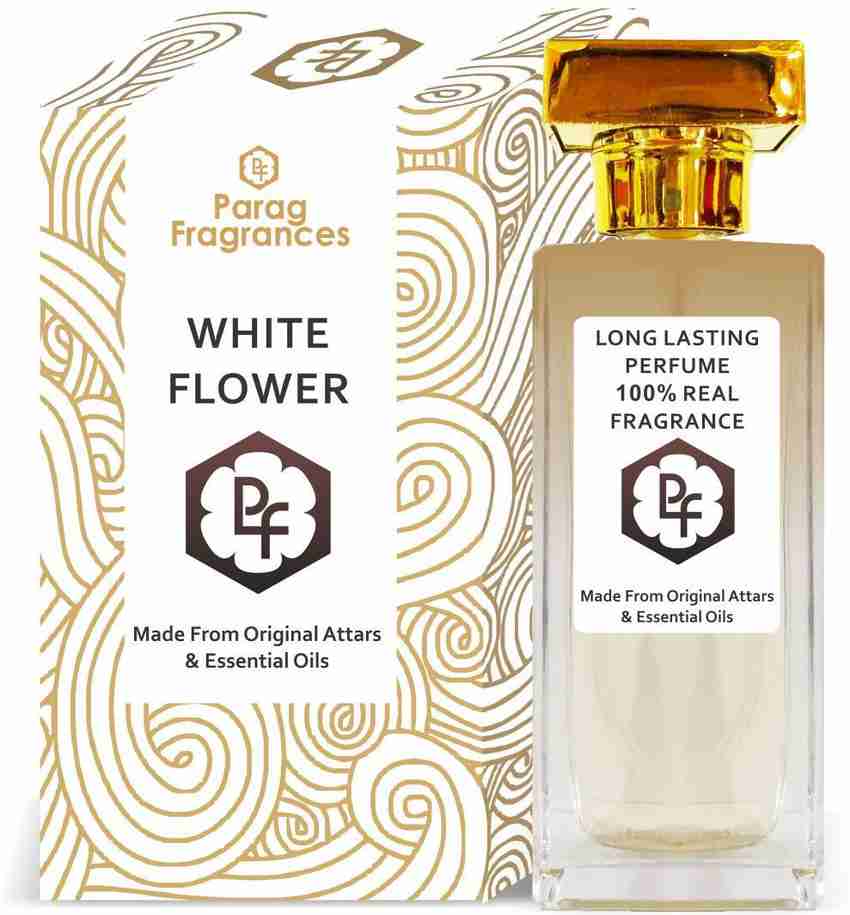 White flower top perfume