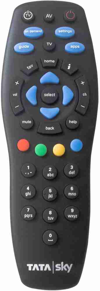 Tata Sky TataSky 100 Original remote with 2 Battery TataSky Remote Controller Tata Sky Flipkart
