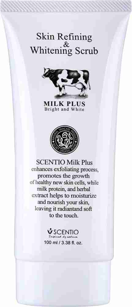 SCENTIO Milk Plus Skin Refining Whitening Scrub Price in India