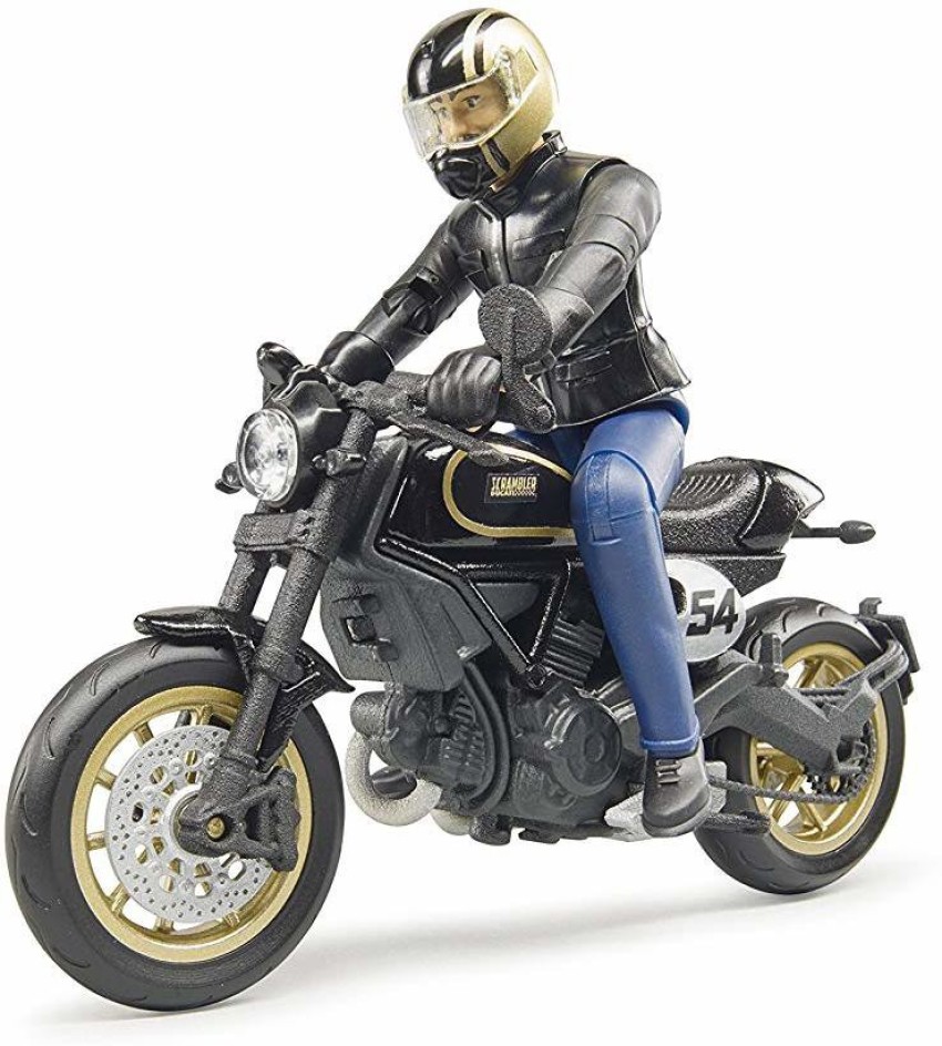 Bruder Toys Ducati Scrambler Cafe Racer with Driver Vehicles Toy Toys Ducati Scrambler Cafe Racer with Driver Vehicles Toy Buy No Character toys in India. shop for Bruder products in