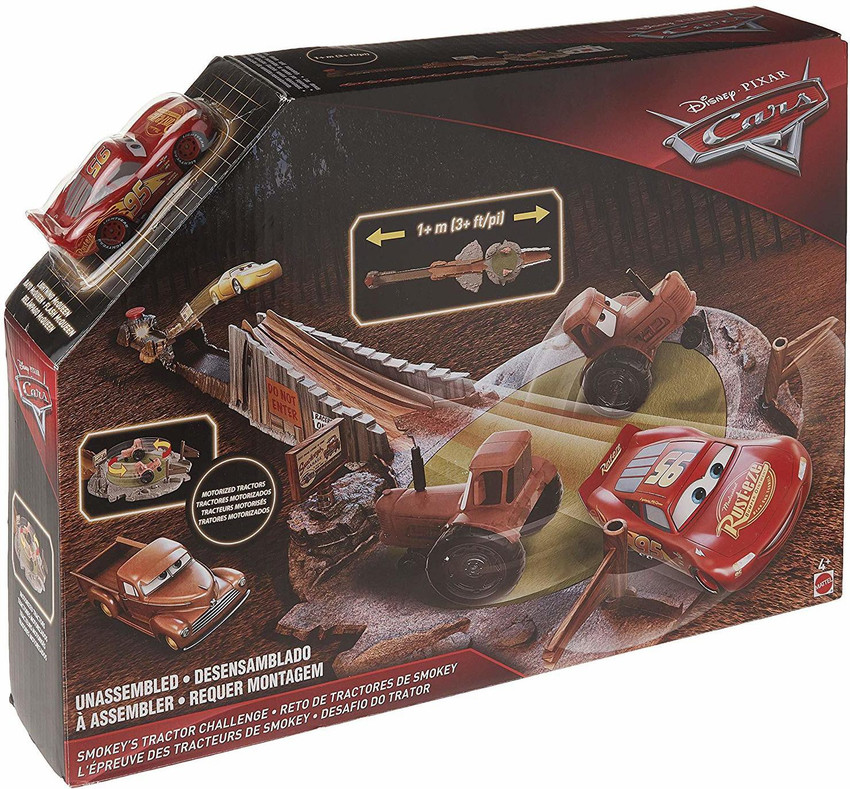Disney cars smokey's tractor challenge playset store