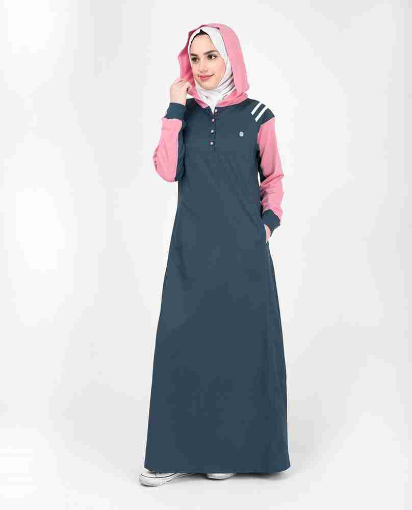 SILK ROUTE London Polyester Solid Abaya Price in India Buy SILK