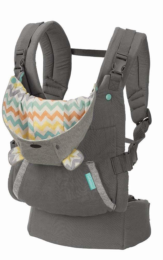 Infantino Cuddle Up Ergonomic Hoodie Baby Carrier Baby Carrier