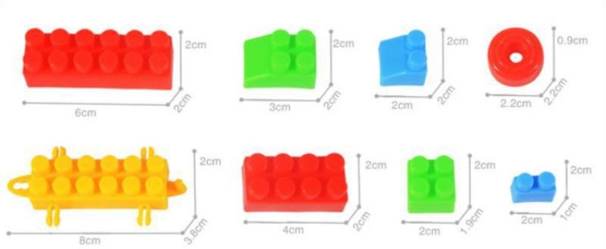 100Pcs/Pack 1cm Building Kit Stacking Cube for Kids Children Baby  Intelligence Developing Toys