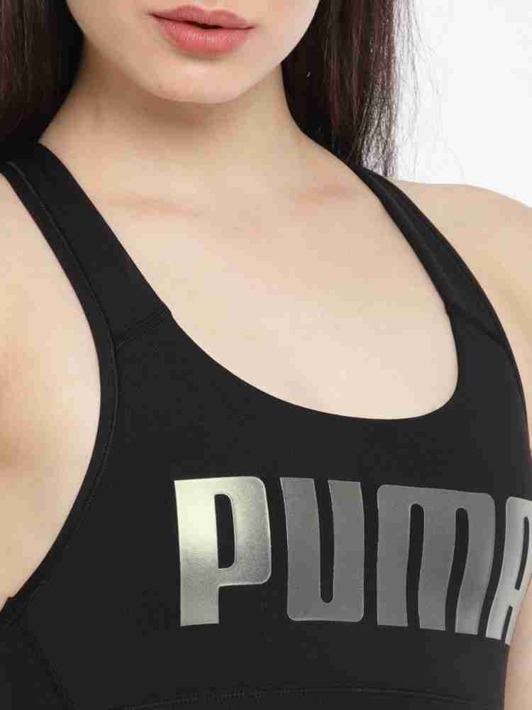 Puma Training Pwr Shape Forever Logo Women's Bra Top Black