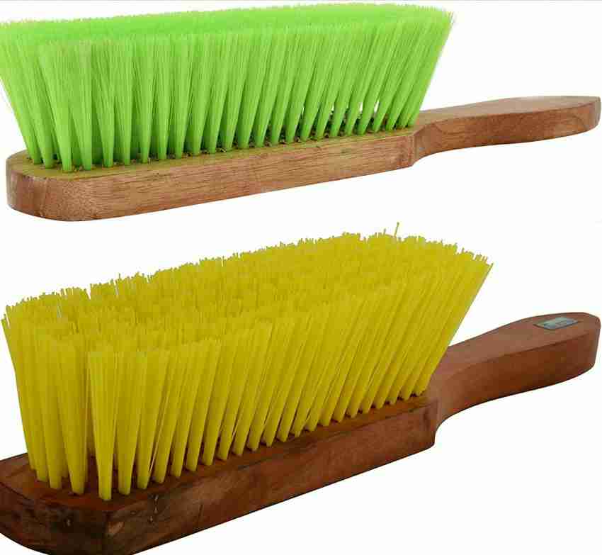 Plastic Greem Hard Bristle Carpet Cleaning Brush