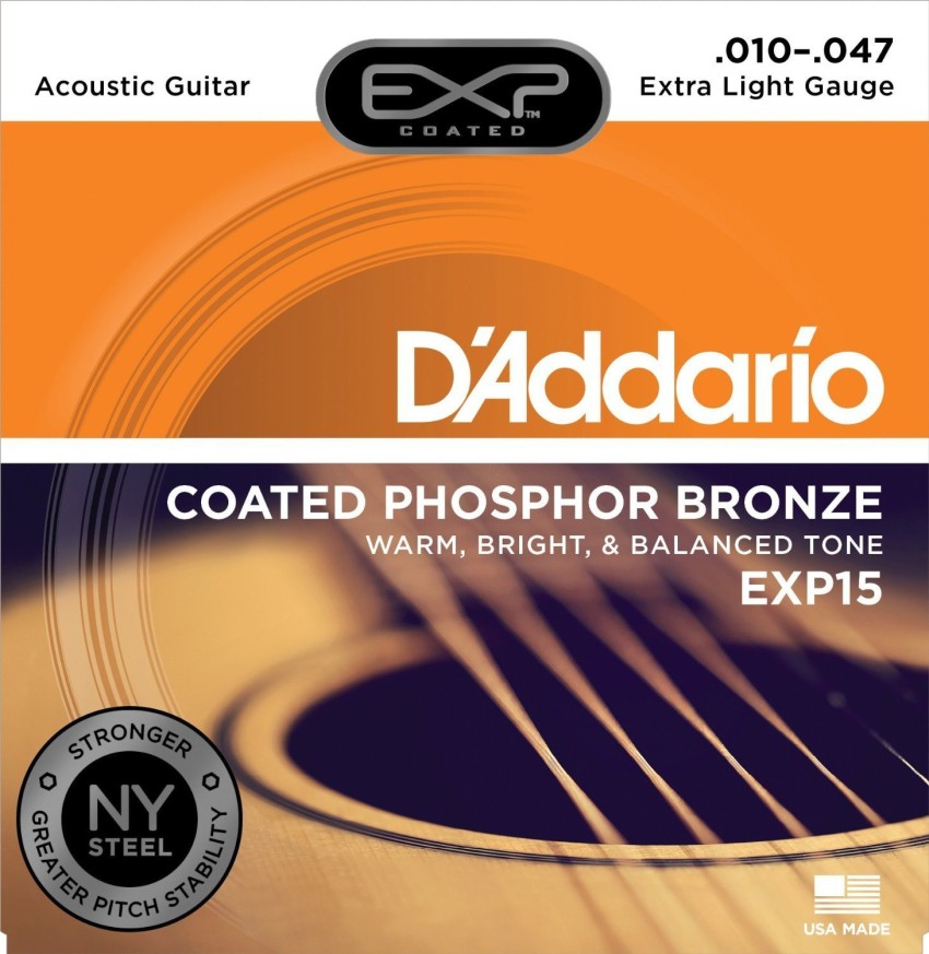 D ADDARIO Acoustic EXP15 Guitar String Price in India Buy D