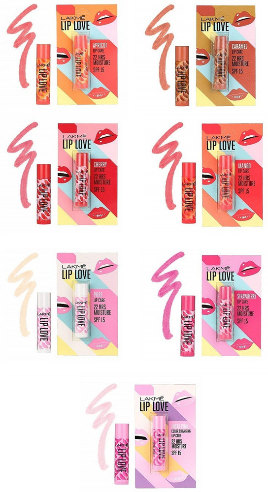 Lakme Lip Care Balm Apricot Caramel Cherry Insta Pink Mango Pure Apricot Caramel Cherry Insta Pink Mango Pure Strawberry Price in India Buy Lakme Lip Care Balm Apricot Caramel Cherry Insta Pink Mango ...