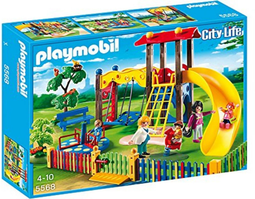 Playmobil children's playground clearance