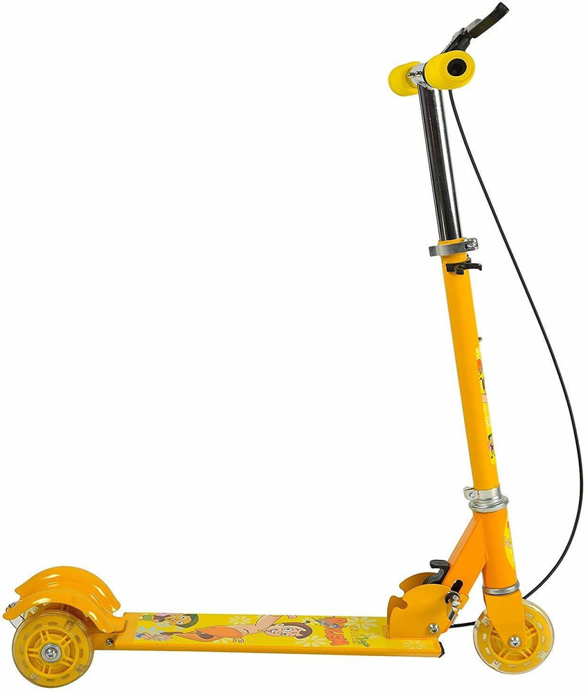 Kids yellow scooter sales
