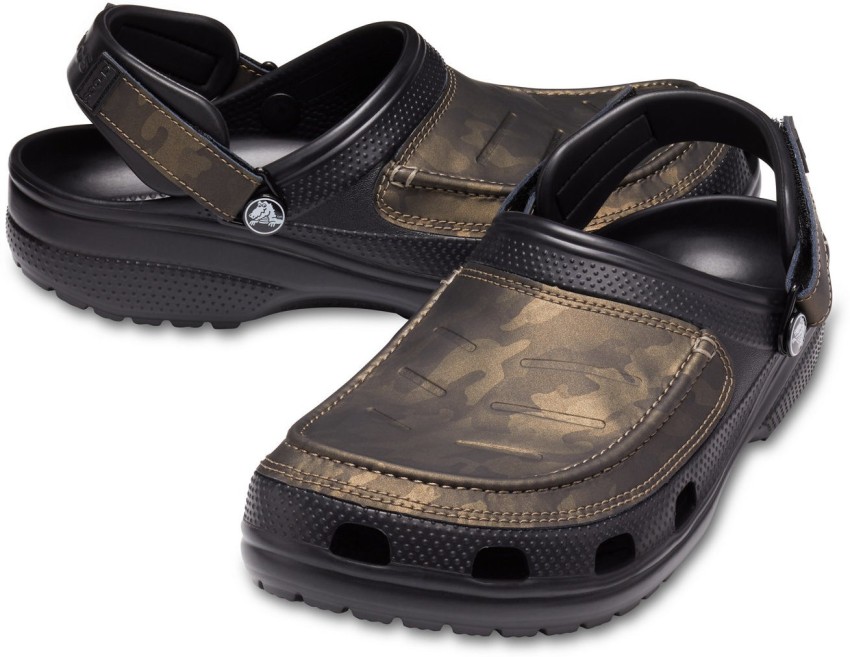 CROCS Yukon Men Black Sandals Buy Black Color CROCS Yukon Men