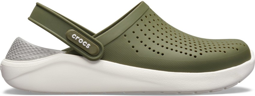 crocs literide army green