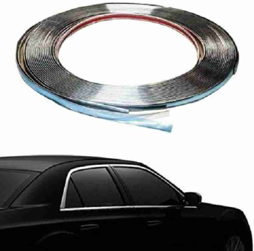 PRTEK Styling Chrome Strip Roll Trim Decals Door Sticker Moulding