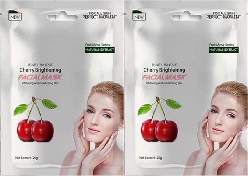 MOND SUB CHERRY BRIGHTENING WHITENEING FRUIT FACIAL MASK 25G