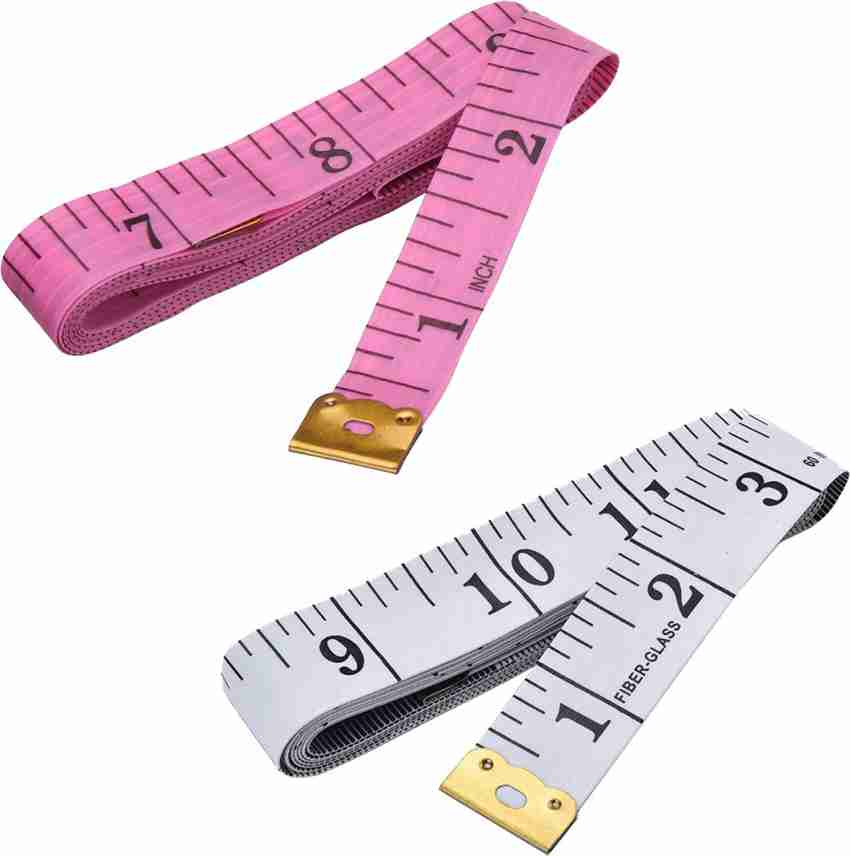StealODeal Pink-White Top Quality 150cm, Combo of 2, Body Measuring Tailor Measurement  Tape Price in India - Buy StealODeal Pink-White Top Quality 150cm, Combo of  2